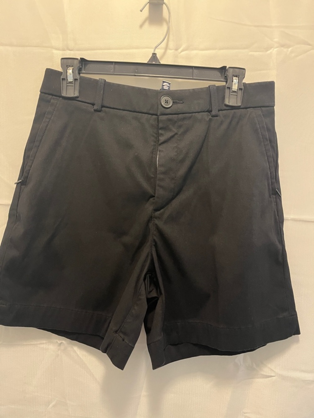 SPANX Black Women's Stretch Flat-Front Bermuda Shorts